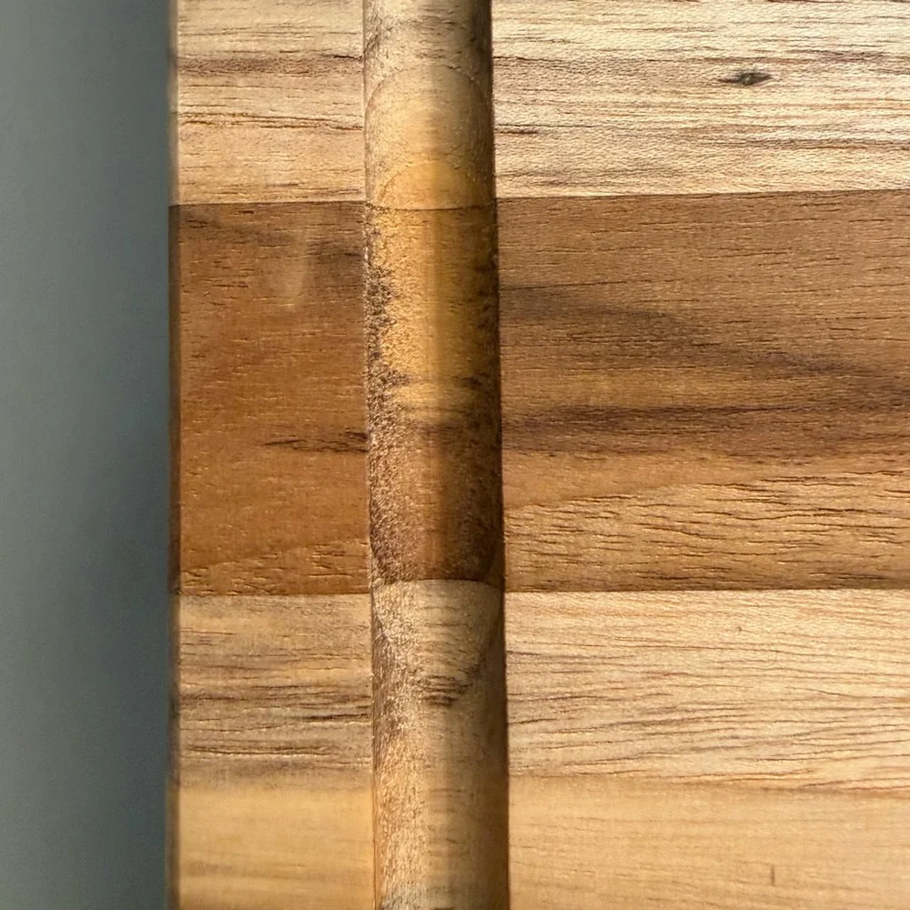 NWOT Williams Sonoma Teak Wood Cutting & Carving Board (Large)